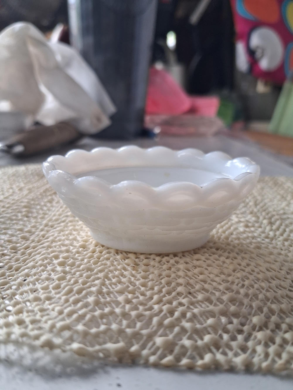 Westmoreland Opalescent White Mini Nest Only